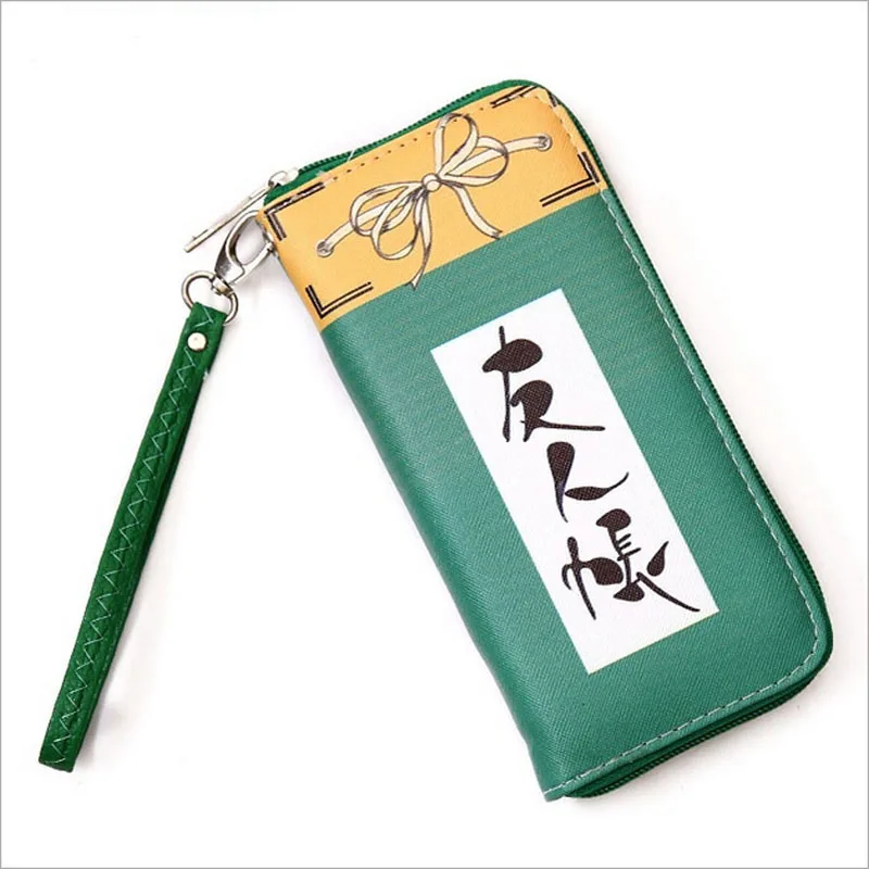 Natsume yuujinchou-2 Аниме Дата живой Длинный кошелек на молнии Tokisaki Kurumi/Izayoi Miku из искусственной кожи кошелек - Цвет: Natsume yuujinchou-2