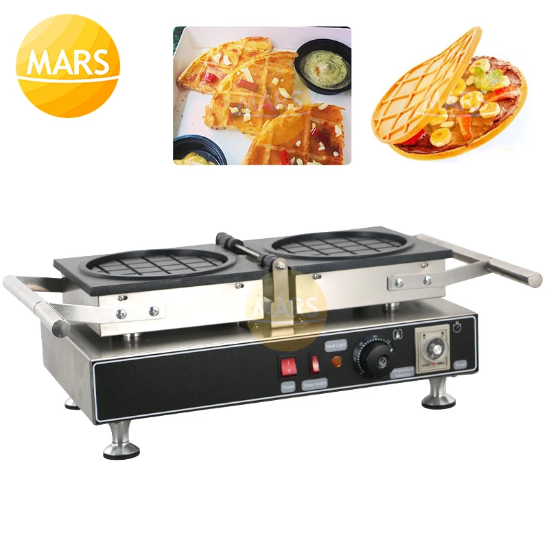 

Электрическая машина для изготовления вафель, железная выпечка, Круглая Решетка, пикантная вафельница с наполнителем, сковорода, духовка