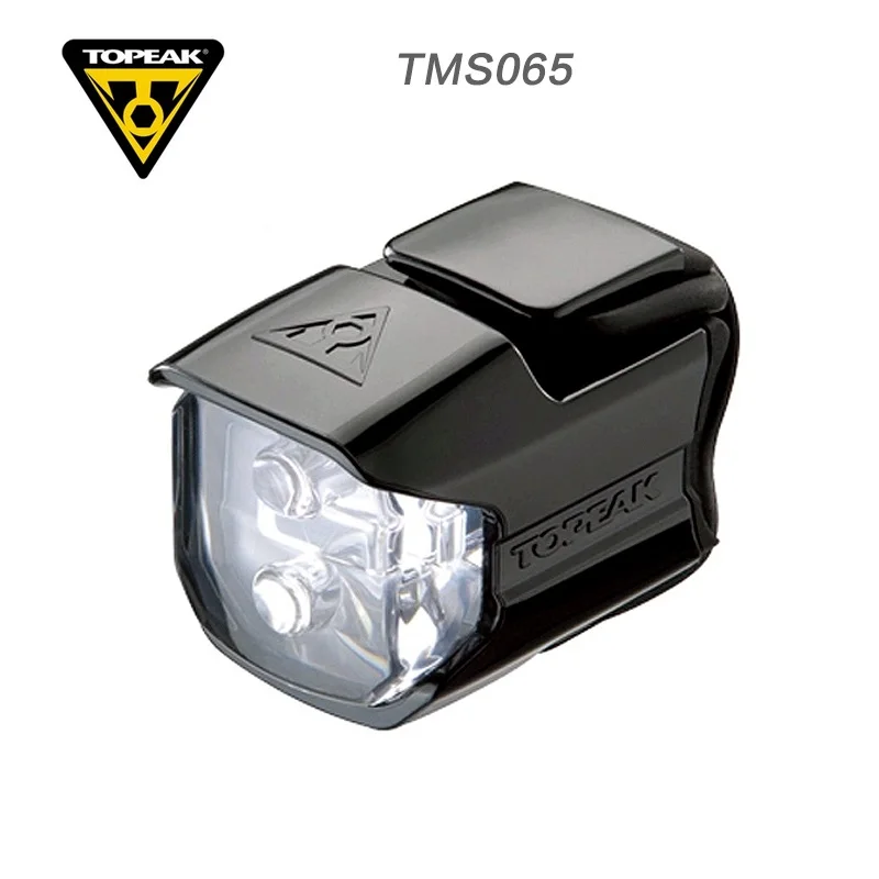 Фонарь велосипедный Topeak whiteelite TMS065 Передний фонарь для крепления на руль REDLITE TMS066