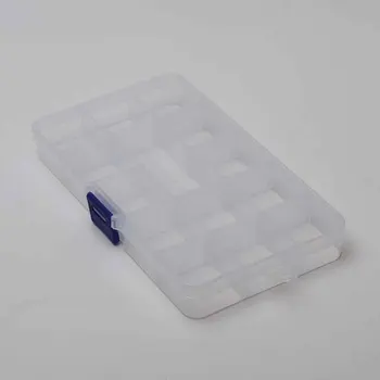 

Storage Box Earrings Fashion Plastic Decorations Accessories Mini Jewellery Organizer Transparent Case Holder Lightweight Home