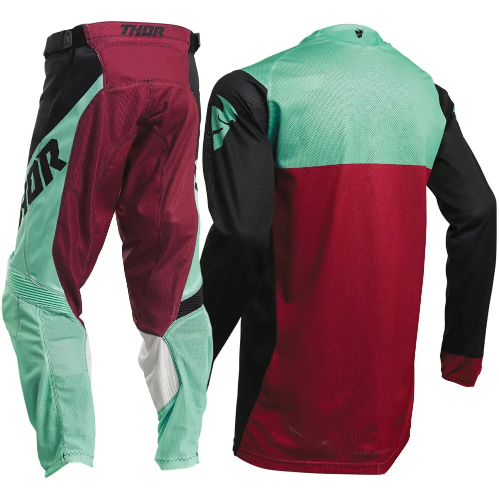 Импульсный воздушный Мотокросс Джерси и брюки Топ ATV BMX Moto gear Набор ATV Джерси Набор мотоциклетная одежда MX Combo