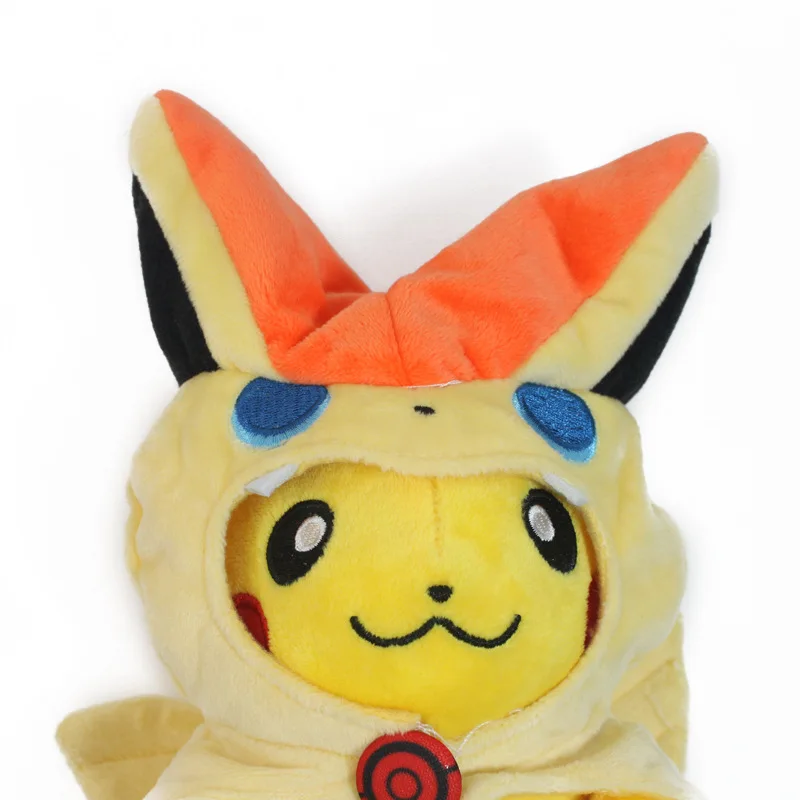 8/13 дюймов/14 дюймов pikachued с Rowlet шляпа Victini ПКМ мягкая пушистая плюшевые игрушки