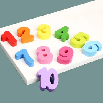 

Wooden Math Toys for Children Montessori Materials Learning To Count Numbers