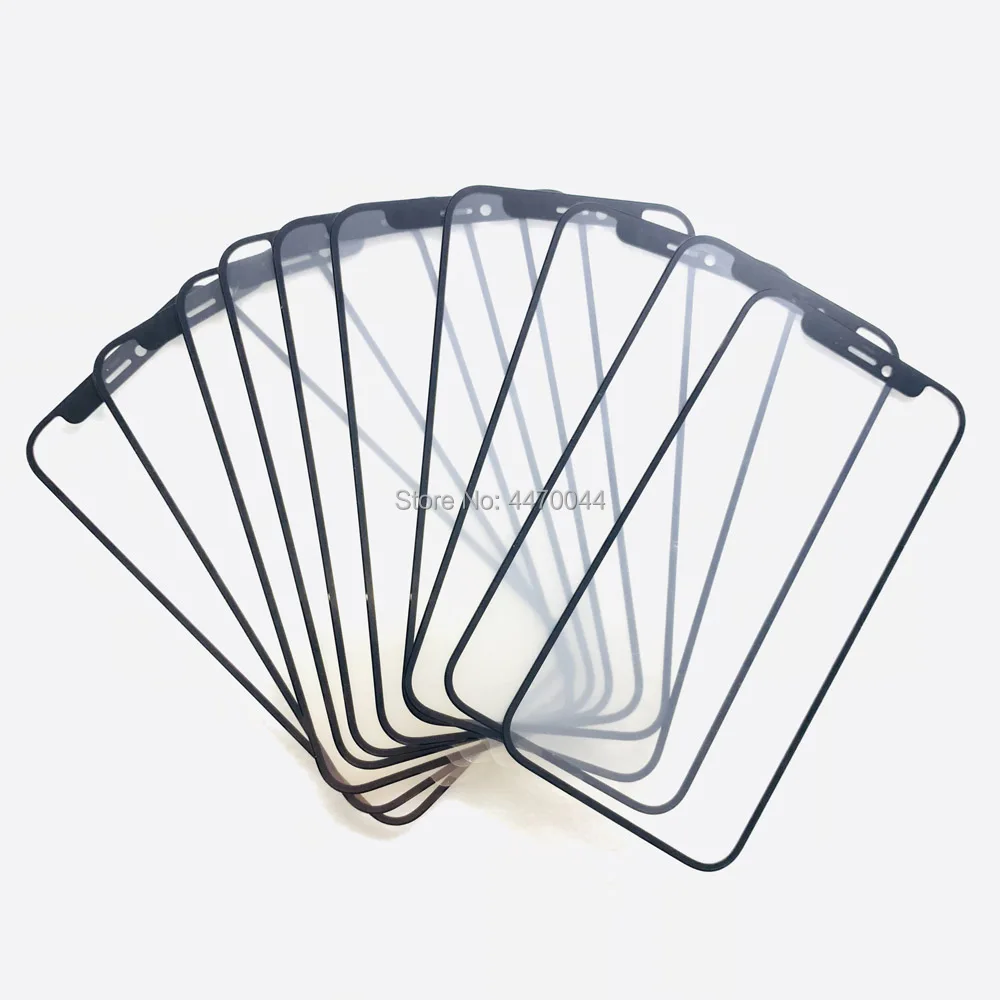 10pc 1:1 Similar OEM Outer Glass With OCA Glue Film For iPhone 15 15pro 14 13 12 11 pro max X XS LCD Touch Screen Replacement