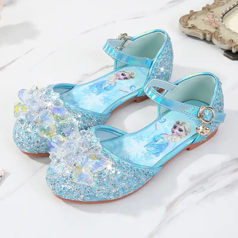 Princess Kids Leather Shoes for Girls 