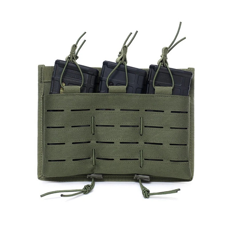 Тактические сумки для журналов, военный многофункциональный тройной карман для журналов, для улицы, тактический жилет, аксессуар, подвесная сумка