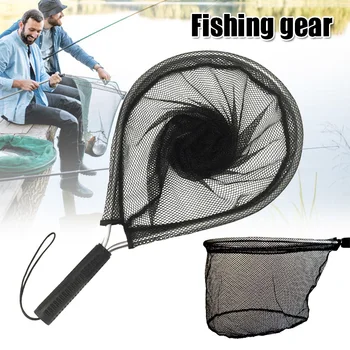 

Good Healthy Aluminium Alloy Landing Net Fly Fishing Fish Saver Knotless Mesh Trout Hand Net