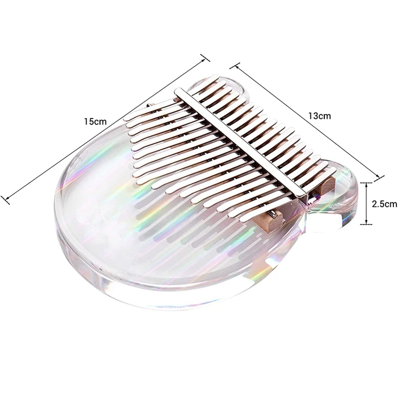 Kalimba 17 Keys Thumb Piano Finger Piano with Case Study Booklet Tune Hammer Stickers musical instrument