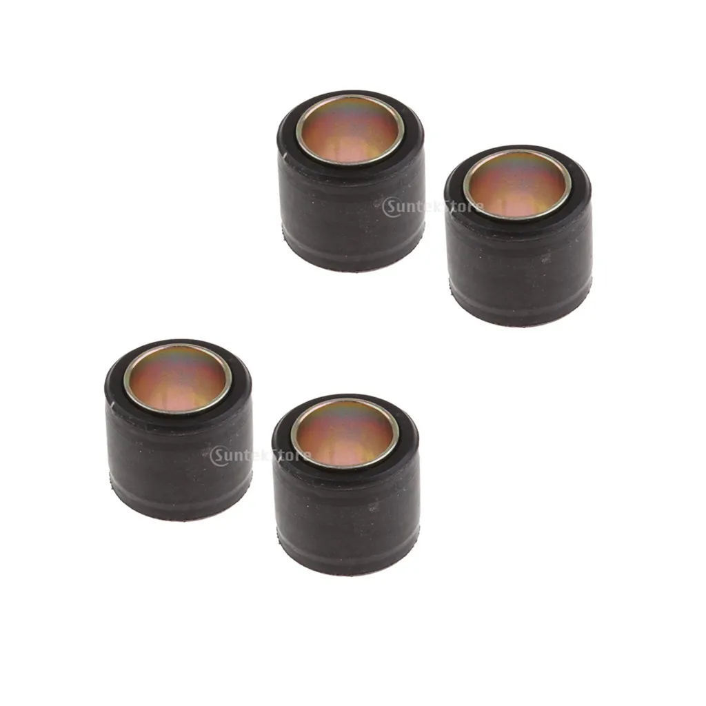 4-Piece Motorcycle Shock Absorber Suspension Bushing Rubber Bushes for Updated Parts