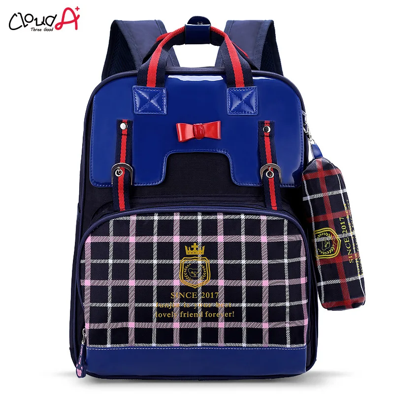 

New Style Europe And America Version Breathable Burden Relieving Type Schoolbag for Elementary School Students 1-3-6 Grade Young