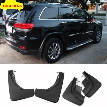 

4pcs For Jeep Grand Cherokee 2011-2017 ABS Front & Rear Mudguard Splash Guards Mud Flaps fender Car Styling Accessories