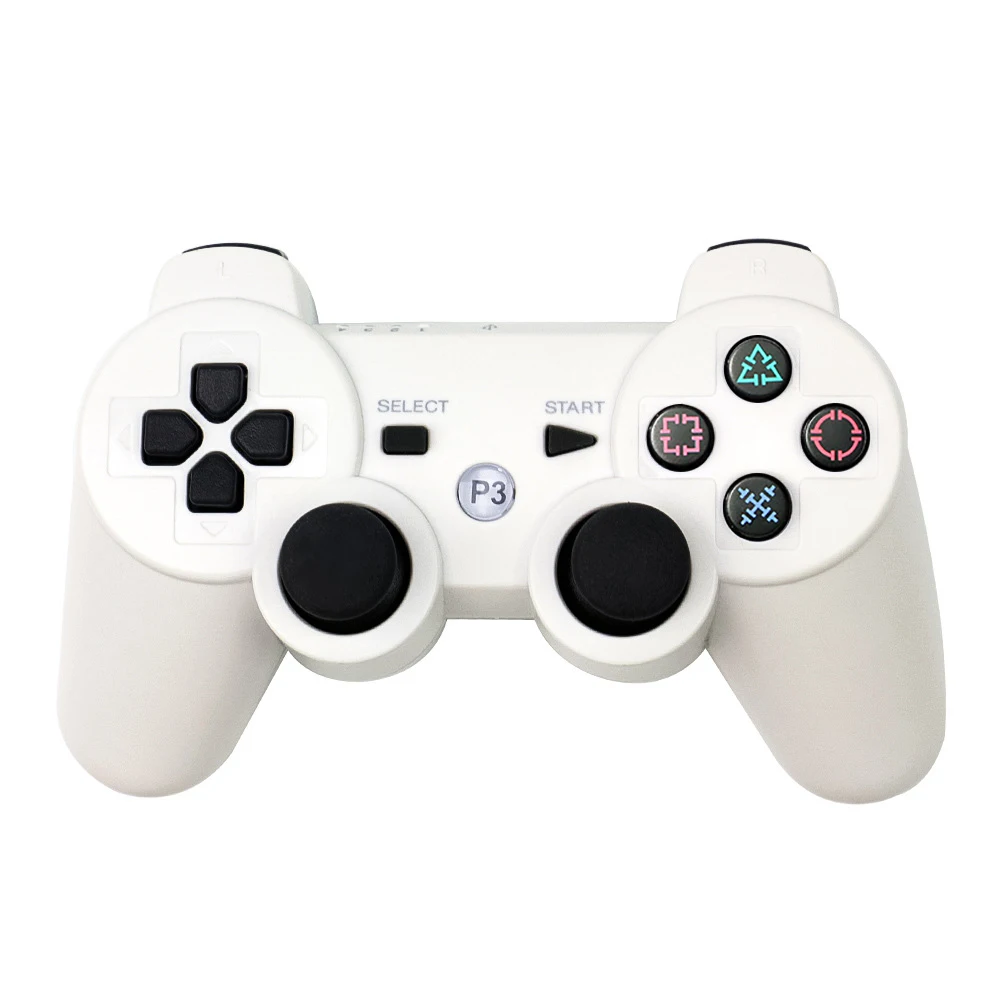 Беспроводной bluetooth-контроллер для sony PS3 геймпад для игровой станции 3 джойстик для sony Playstation 3 PC для Dualshock контроллер - Цвет: Type1 white