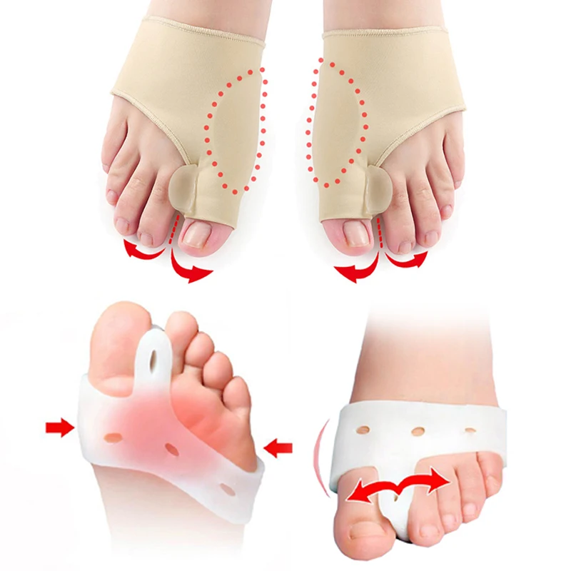 1/2/3pairs Big Toe Separator Hallux Valgus Bunion Corrector Toe Straightener Corrector Thumb Gel Cushion Pad Pedicure Tools 1/2/3pairs Big Toe Separator Hallux Valgus Bunion Corrector Toe Straightener Corrector Thumb Gel Cushion Pad Pedicure Tools