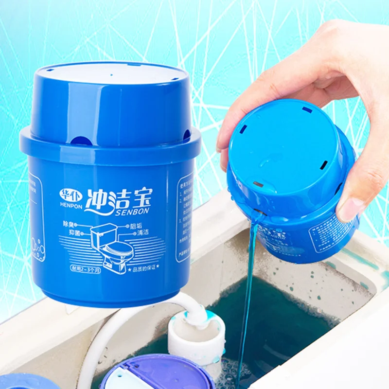 

Toilet Cleaner Household Bacteria Cleaning Tool 2500 Times 4 Months Flushes Tile Stain Remover Ceramic for Home Bedroom Cleaner