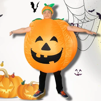 

Halloween Pumpkin Cosplay Costumes Inflatable Jumpsuit Mischievous Funny Toys Novelty Fancy Carnival Party Wear Clothing