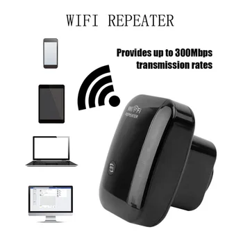 

Wireless Wifi Extender 300Mbps Repeater 802.11b/g/n 2.4G Network Antenna WPS wifi Signal Long Range Booster Repetidor