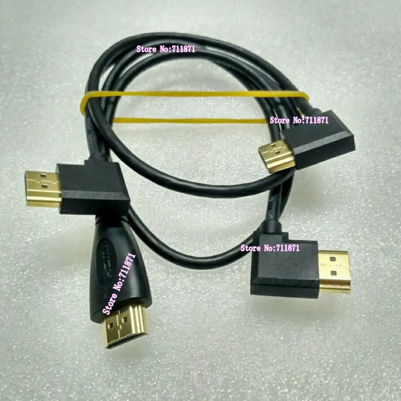 90 degree Right Angle Single Double Bend HDMI Cable Line Right Angle