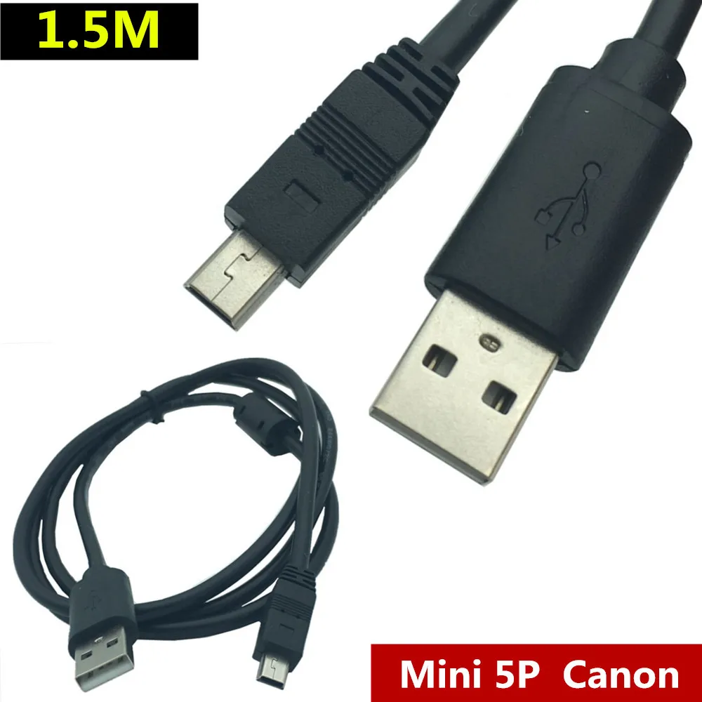 USB кабель для SLR Камера линия передачи данных для Canon 5D 7D 10D 20DD 450D 500D 550D 600D 650D 700D 1100D 1200D 1300D Камера
