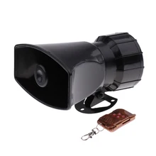 Водонепроницаемый 12V автомобиль 7 тон беспроводной пульт дистанционного управления сигнал тревоги 120-150db черный