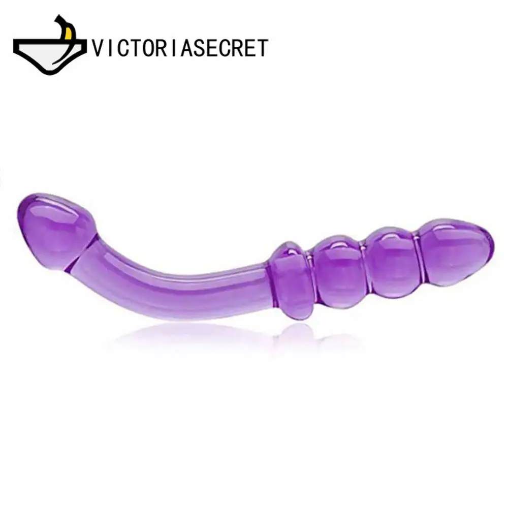 Glass Dildo Fake Penis Crystal Anal Beads Butt Plug Adult intimate Toys Female Masturbation Toys Dick For Women fake penis