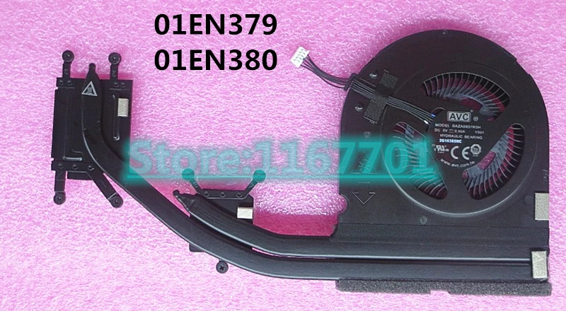 

New Laptop CPU Radiator Heatsink&Fan for Lenovo ThinkPad E470 E470C E475 E475C 01EN379 01EN380 01EN382 01HW777 01EN376 01EN378