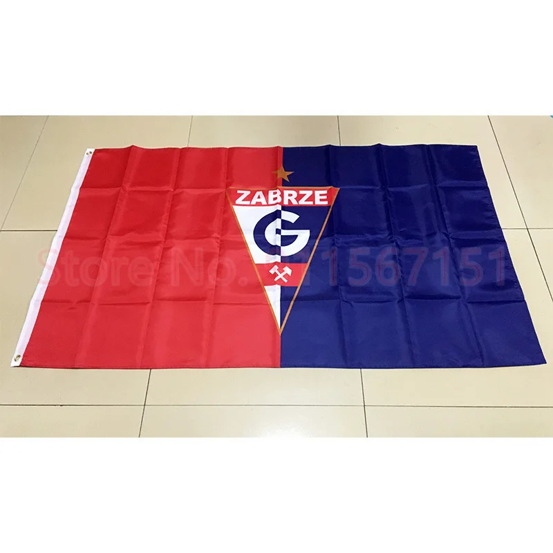 Государственный флаг Польши gornik Zabrze 3 фута * 5 футов (90*150 см) семейное