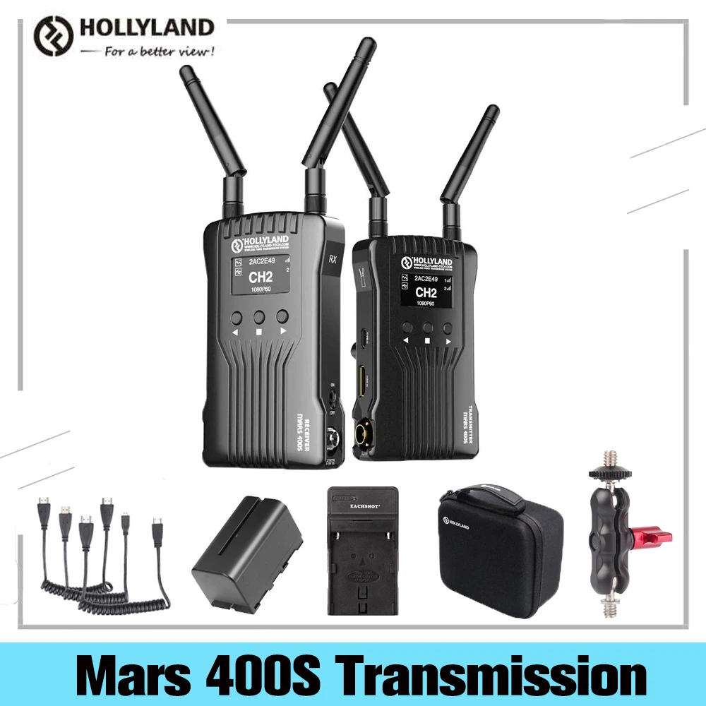 Hollyland Mars 400S 400ft беспроводной SDI/HDMI видео передатчик и приемник для камеры 1080P HD WIFI