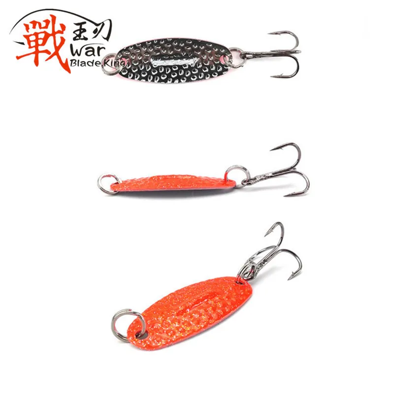 

Long Shot Lure 4 Cm 4G Fine Copper Color Spoon-Shaped Metal Sequins Iron Plate Topmouth Culter Bass Mandarin Fish Guangxi Bait B
