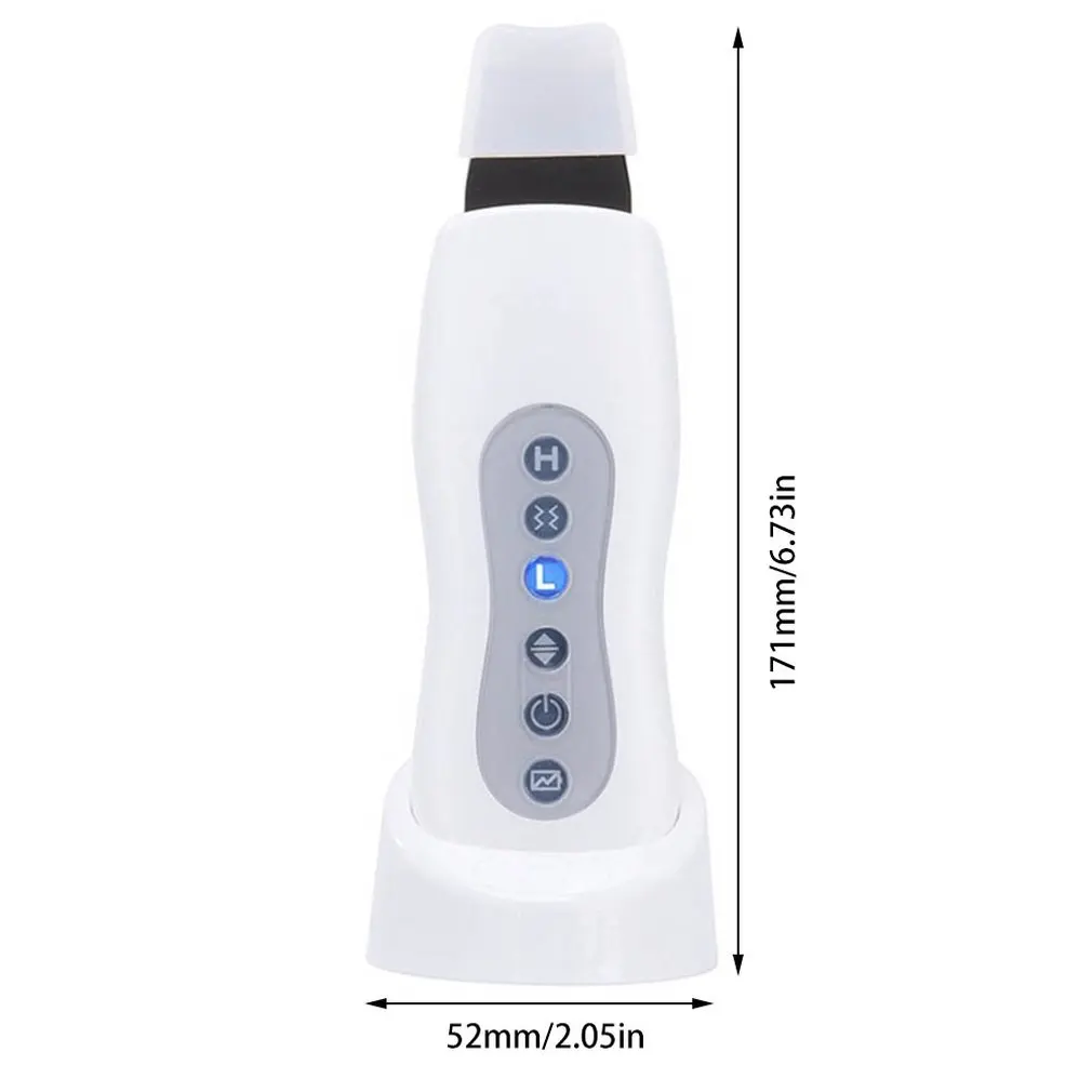 Ultrasonic Scraper Rechargeable Cleansing Pore Clean Ultrasonic Importer Beauty Instrument blackhead removal face skin care tool