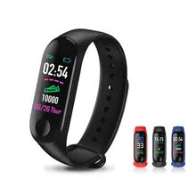 Bluetooth спортивный браслет для бега Шагомер ходьбы монитор сердечного ритма кровяное давление фитнес-трекер водонепроницаемый смарт-браслет