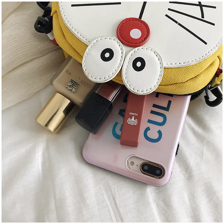 Doraemon мультфильм маленькая круглая сумка новая Корейская версия тренда милая девушка цепь плеча Сумка