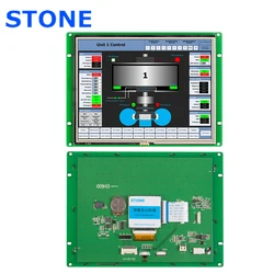 Módulo de tela lcd de 7 cabeças, placa de controle para painel de controle