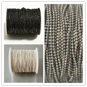 

1Roll Shimmer Ball Chain On Brass,100Yards, Bracelet Necklace Chain,Anti-Tarnish, Size 1.2mm Top Quality