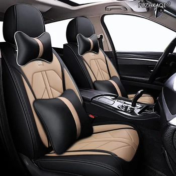 

FUZHKAQI leather Car seat cover For Infiniti Q50L QX50 ESQ Q70L QX60 Q60 QX70 Q50 Car accessories styling