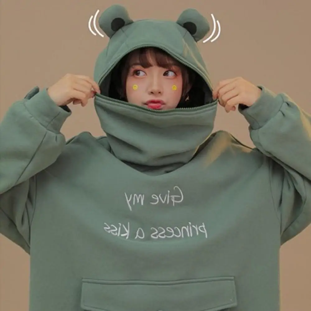 cute frog hoodie