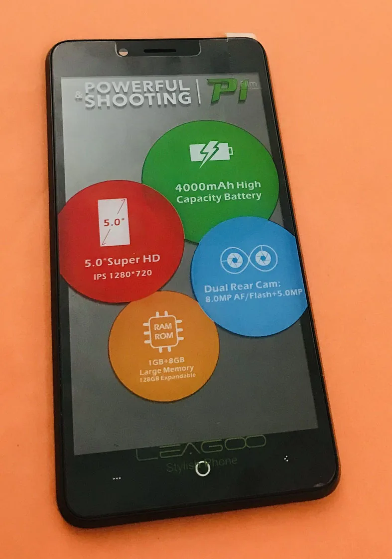 Оригинальный телефон с рамкой для LEAGOO P1 MTK6580 Quad Core 5 0 дюймов HD Бесплатная доставка
