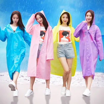 

Travel Outdoor Fashion Adult Non-Disposable Eva Thick Raincoat