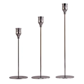

25pcs small + 25pcs medium + 23pcs large silver candlestick