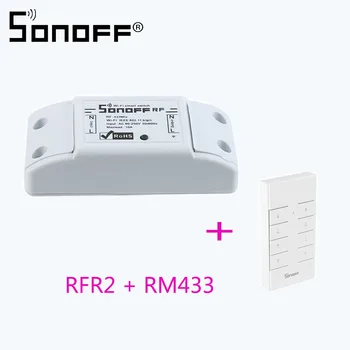 

Sonoff RFR2 WiFi Wireless Intelligent Work With 433Mhz RF Remote Switch Socket DIY Smart Home Modules eWeLink APP Control
