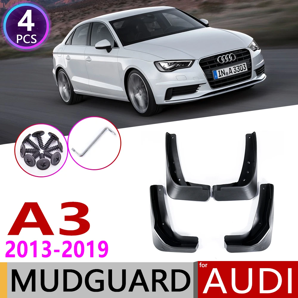 

Car Mudflap for Audi A3 Sedan Saloon 2013~2019 Fender Mud Guard Flap Splash Flaps Mudguards Accessories 2014 2015 2016 2017 2018
