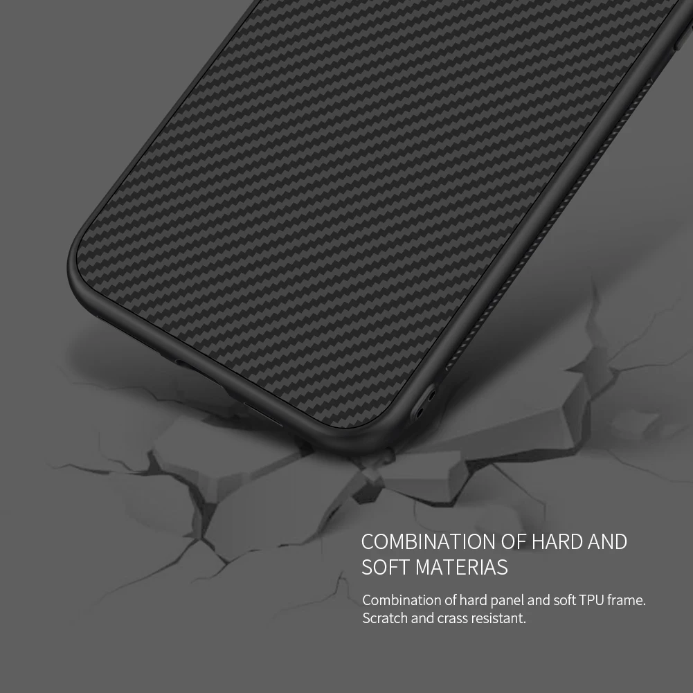 Чехол Nillkin для iPhone 11 Pro, чехол из синтетического волокна для сотового телефона, Роскошный Жесткий Чехол