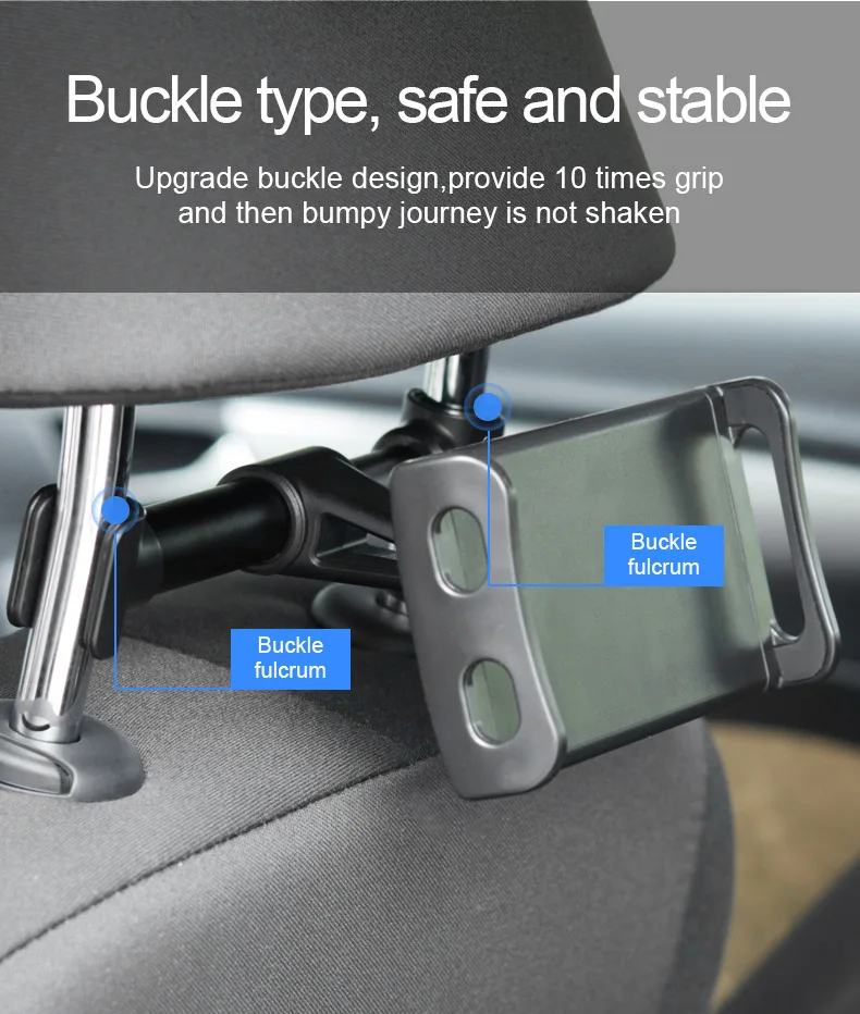Универсальный автомобильный держатель для планшета 4-11 дюймов для iPad 2/3/4 Mini Air 1 2 3 4 Pro, держатель на заднее сиденье, подставка, Аксессуары для планшетов в автомобиле