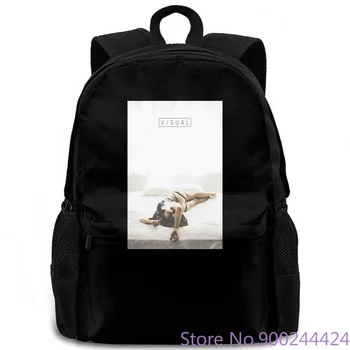 

V/SUAL Bed Smoke Model Weed Visual Black women men backpack laptop travel school adult student