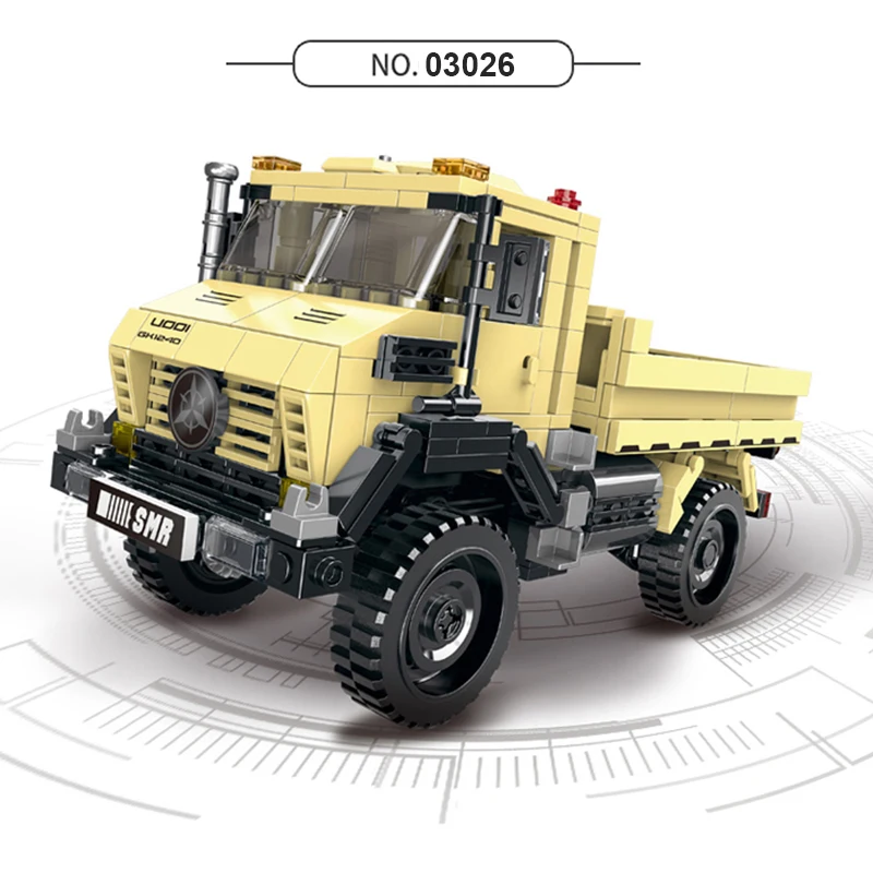 XingBao-03024-03025-03026-03027-TECHNIC-Car-Series-Off-Road-Adventure-Truck-Set-Building-Blocks-DIY (4)