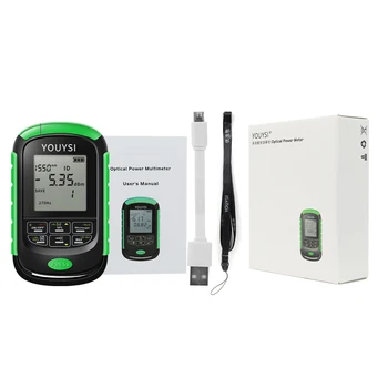 

4in1 Optical Power Meter Visual Fault Locator Network Cable Test Optical Fiber Tester LED Light Rechargeable battery