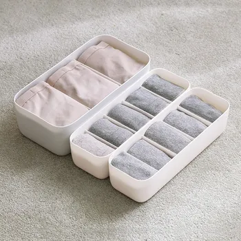 

Separate Grids Women Bra Underwear Socks Hollow Storage Boxes Wardrobe Closet Drawer Organizer For Scarfs Socks Storage Hot #LR1
