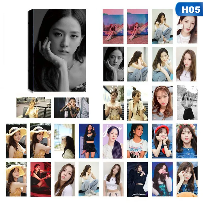 BLACKPINK альбом самодельная бумага ЛОМО карта фото карта Плакат HD Фотокарта 30 шт./компл. коллекция фанатов - Цвет: 5