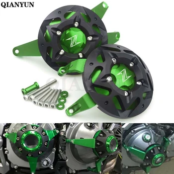 

CNC Aluminum alloy Engine Guard Protector Engine Guard Case Slider Cover Protector Set For KAWASAKI Z900 2017 2018