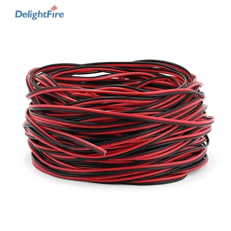 2 контактный светодиодный кабель 22AWG 20AWG 18AWG SM JST разъем Ядра Электрические медные
