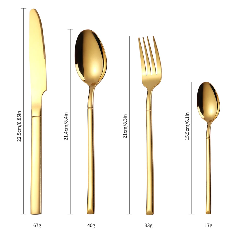 6 conjuntos de utensílios de mesa criativo